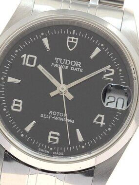 TUDOR Prince Date 72000 black Dial Automatic Boy's Watch_942589